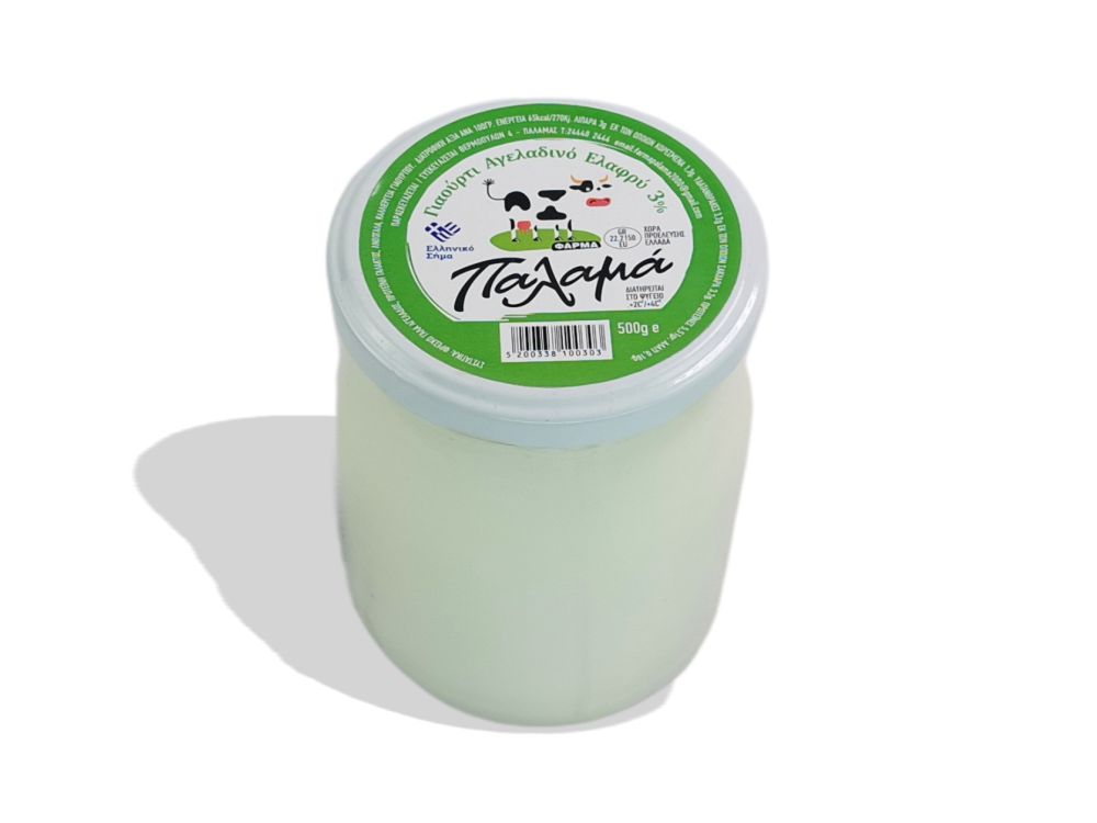 Γιαούρτι αγελάδος 3% Φάρμα Παλαμά