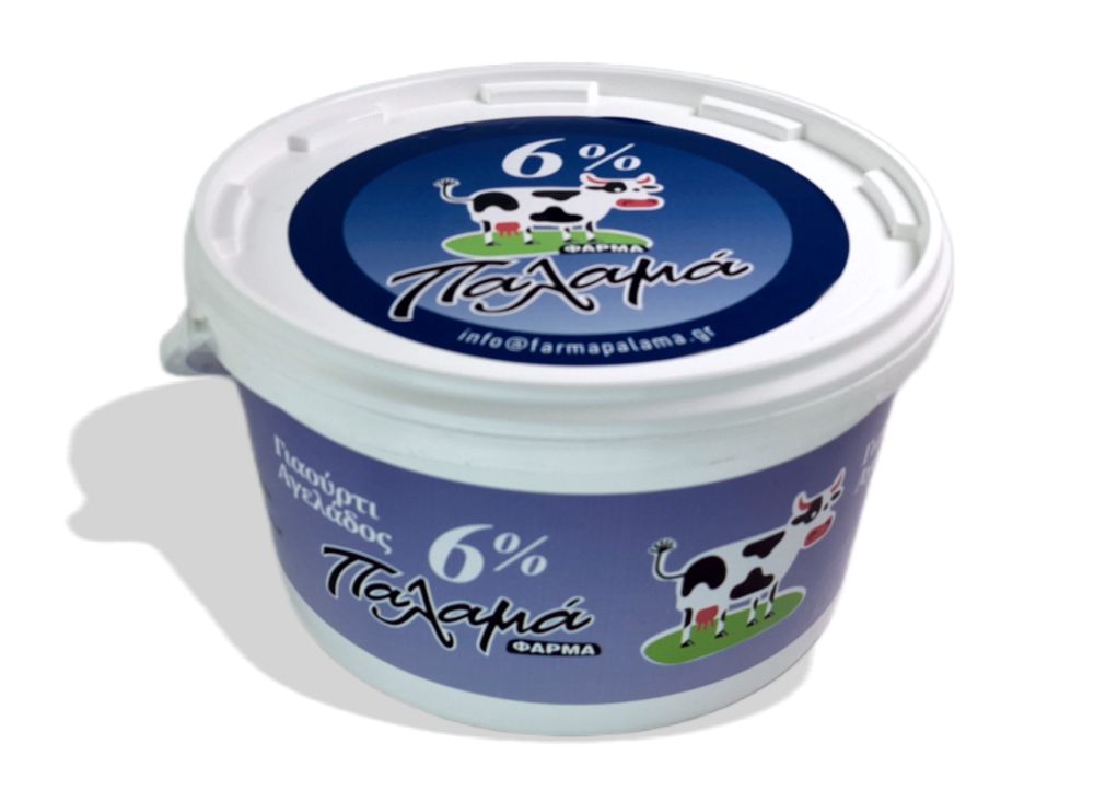 Γιαούρτι αγελάδος 6% Φάρμα Παλαμά